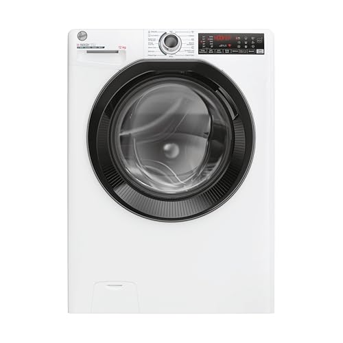 Hoover H-WASH 350 12kg Freestanding Washing Machine 1400 RPM A Rated ECO-Power Inverter Motor hOn App 60 Programmes Eco Doser Power Care System White 60x68x85 cm - H3WPS4126TAMB580