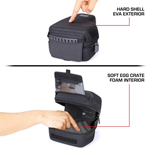 Usa Gear Hard Shell Dslr Camera And Zoom Lens Case With Molded Eva Protection, Quick Access Opening And Padded Interior - Compatible With Nikon, Canon, Olympus Cameras With Popular 300Mm Lenses #TOP6