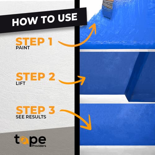 Wod Pmt21B Blue Painter’s Tape - 2 Inch X 60 Yds. Thick & Wide Masking Tape For Safe Wall Painting, Building, Remodeling, Labeling, Edge Finishing #TOP5