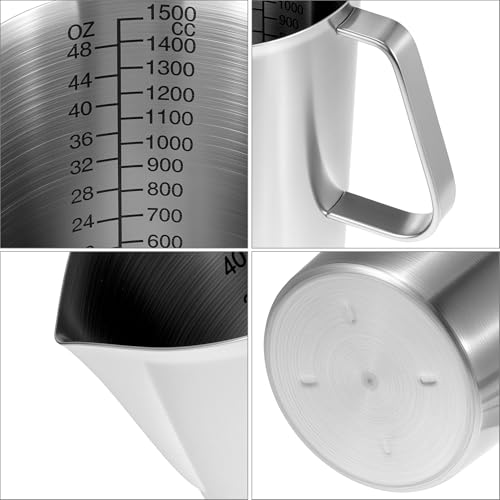 Vaso medidor de acero inoxidable QWORK 48 oz miniatura 4