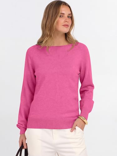 Image of ANRABESS Women Long Sleeve Rolled Neck Fall Lightweight Sweaters Top