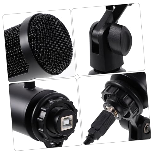 Microphone USB à capture précise et condensateur avec support bureau - 3
