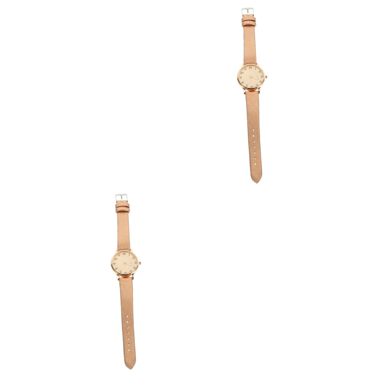 SHERCHPRY2pcs Quartz Belt Watches Men Watch Youth Watches Strap Watch Q-uartz Watch Gifts for Women Decorative Chain Watch Wear- Women Wrist Watch Button Cell Simple Male Student Attire