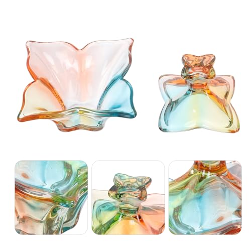 Abaodam 12pcs vasos de vidrio para arte de uñas miniatura 7