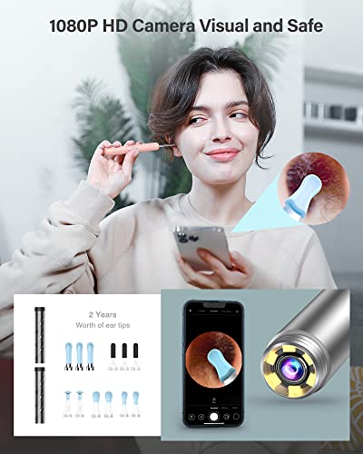 Bebird Pro Ear Wax Removal Tool With Hd Camera And 6 Led Lights,Ear Cleaner Expert R3 For First Use And Smaller Ears,Fda Cleared Ear Camera And Wax Remover,For Ios,Android Phones #TOP2