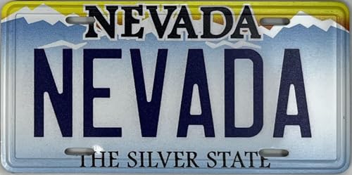 Imán decorativo para nevera con placa de Nevada miniatura 1