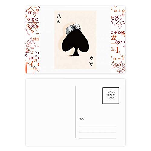 Cartes postales As de Pique par 20 unités pour correspondance et remerciements