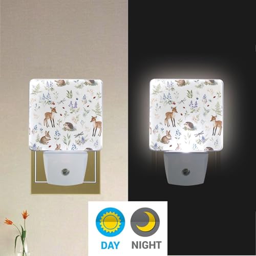 Lámpara nocturna Aslsiy para niños con animales miniatura 5