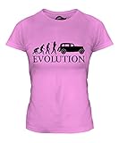 Candymix Voiture Ancienne Évolution T Shirt Femme, Taille Large, Couleur Rose