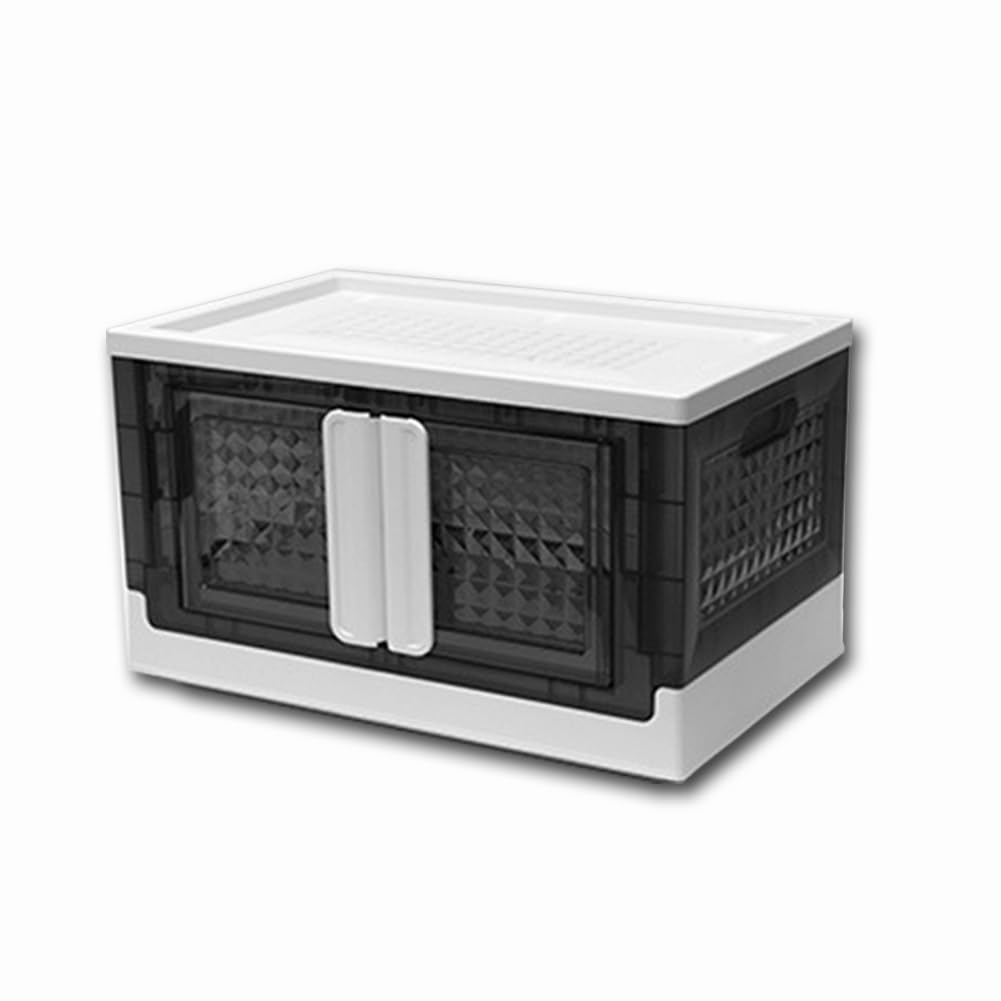 Storage Box Clear Storage Boxes with Lids and Wheels Stackable Plastic Storage Boxes with Door Storage Bins for
