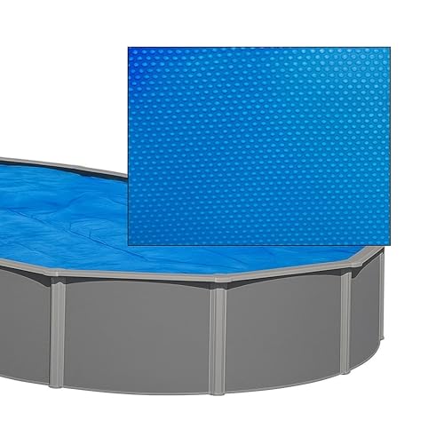 SUDS-ONLINE Solar Pool Cover 18 x 12 ft OVAL Solar Blanket for Pools, Inground Above Ground Swimming Pool Solar Cover