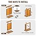 Hidden Pivot Hinges, Hidden Door Hinges, Hidden Hinge Hardware Accessories,Ball Catch Hardware for Max 200 Lb Heavy Duty Wood Doors & Hidden and Secret Bookcase(Side Mount 200 lbs 1 Set)