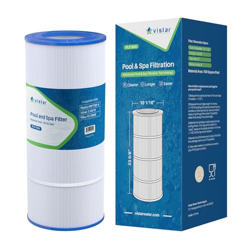 American Water Solutions PLF100A Pool Filter For Pentair CC100, CCRP100, PAP100, PAP100-4, C3, Unicel C-9410, R173215, Filbur FC-0686, 59054200, 160316, 160354, Predator 100, L x OD:23 5/8