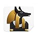 Ancient Egypt Anubis Art Pattern Cleaning Cloth Screen Cleaner 2pcs Suede Fabric