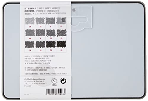 Conté À Paris The Drawing Set With Assorted Drawing Pencils #TOP1