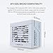 Lian Li SP1000P Platinum 1000W SFX Form Factor Power Supply with 12V-2x6 Connectors - ATX 3.1 & PCIE 5.1 Compliant - Low-Noise - Fully Modular - 105°C Capacitors - 10 Year Warranty - White (SP1000P.W)