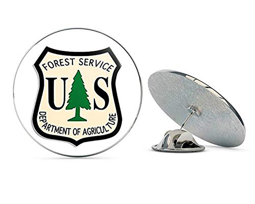 Big Bear Colors US Forestry Shield Shaped (Logo Forest Service Badge) Metal 0.75