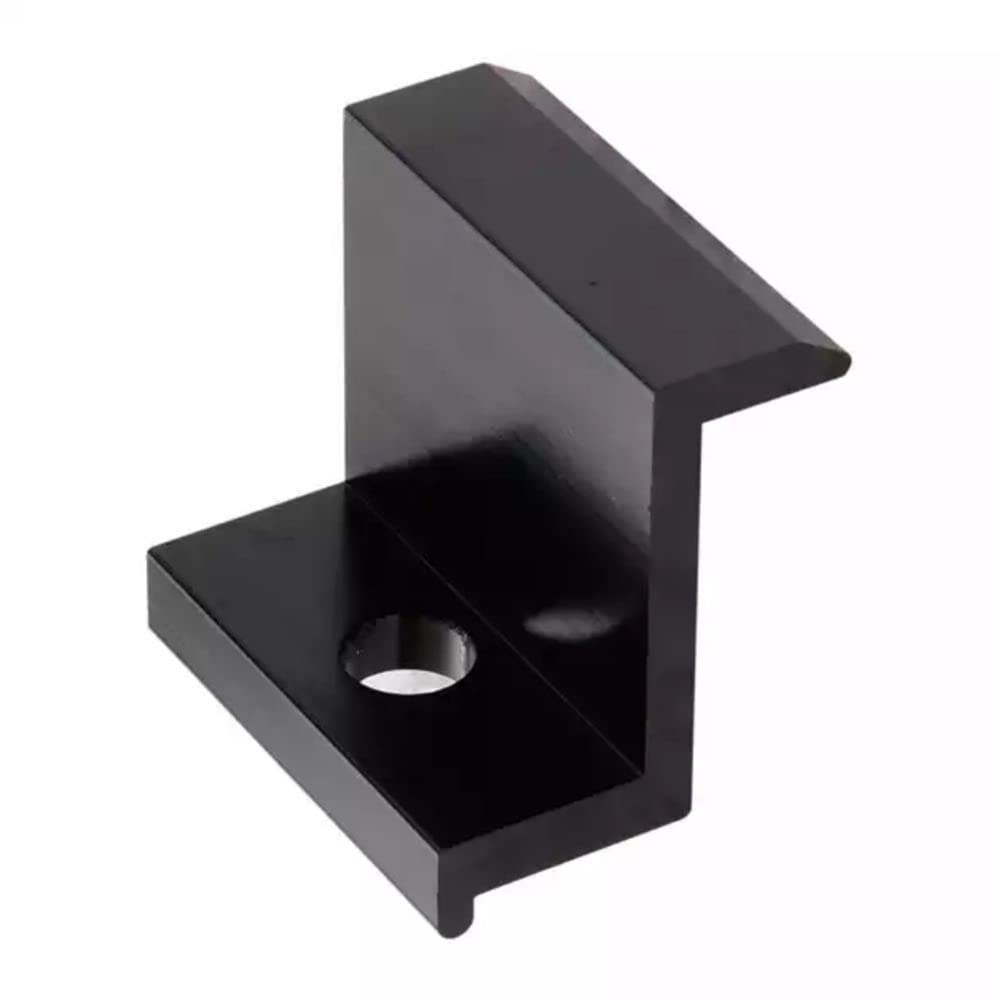 FAXIOAWA 4 Pezzi Staffe per Pannello Solare Kit Morsetto Medio Staffe per Morsetto per Pannello Solare Altezza Modulo 30mm Supporto Z Staffa per Pannello Solare per Pareti del Tetto