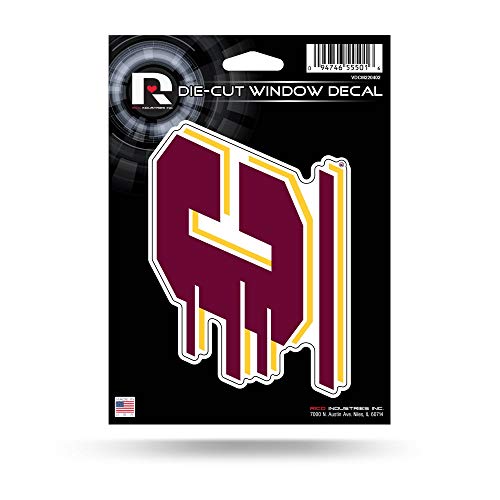 NCAA Central Michigan Chippewas Die Cut Vinyl Decal, Multicolor, 5.75" x 7.75"