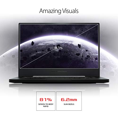 ASUS ROG Zephyrus S Thin and Portable (2019) Gaming Laptop, 15.6” 240Hz G-SYNC FHD IPS, GeForce RTX 2070, i7-9750H, 16GB DDR4 RAM, 1TB PCIe Hyper Drive SSD, Per-Key RGB, Windows 10 Pro, GX502GW-XB76