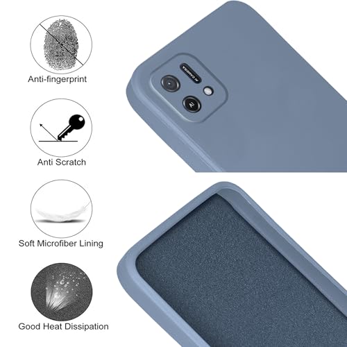 Image of Jkobi Back Cover Case for Oppo A16K | A16e (Matte Finish Silicone with Inside Fiber Cloth |Light Blue)