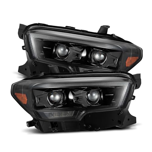 (880856) AlphaRex for 16-20 Tacoma TRD model TRD MK II PRO-Series Projector Headlights Alpha-Black
