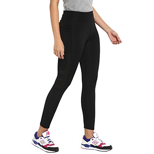 Image of CHKOKKO Women's High Rise Regular Fit Polyester Blend Sports Leggings (JSSTIGHT)