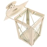 Farol de mesa para velas: ideal para jardín, patio, camping, restaurantes, bares, tiendas y más