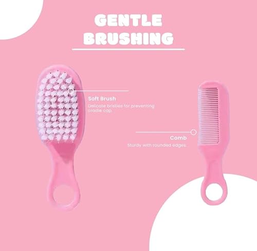 Miniatura 4 de Kit de cuidado de la salud de 10 piezas para recién nacidos y niños pequeños (rosa), ideal para viajes y uso doméstico