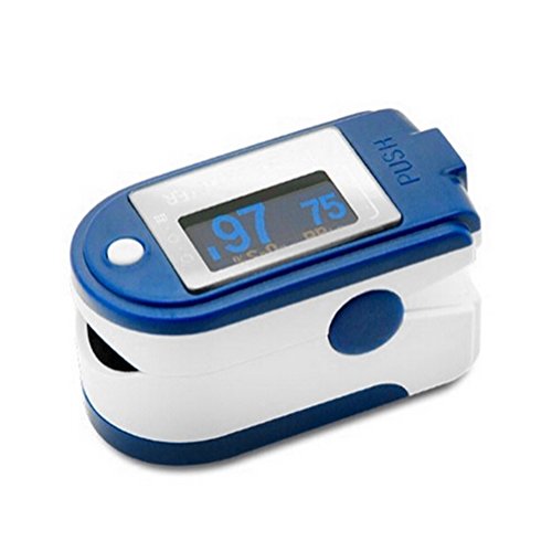 CMS 50D+ Blue Finger Pulse Oximeter with USB and Sofware