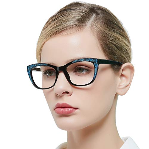 Image of OCCI CHIARI Women Reading Glasses Cateye Fashion Eyewear Frame Flash Nerd 0 1.0 1.5 1.75 2.0 2.25 2.5 3.0 4.0 5.0 6.0