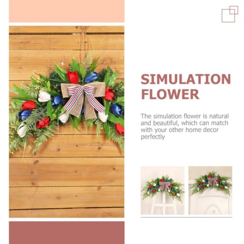 Tulipán artificial para puerta LIOOBO que transforma la decoración del hogar y bodas 5