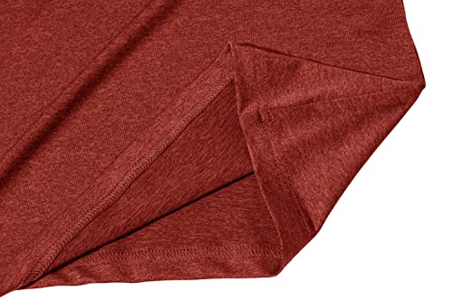 Magcomsen Women's Upf 50+ Long Sleeve Shirts Uv Sun Protection T Shirt Quick Dry Hiking Fishing Running Tops Dark Orange,Xl #TOP6