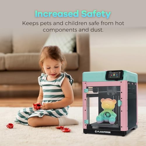 Image of FLASHFORGE Adventurer 5M 3D Printer Enclosure kit, DIY Design, Reduce Noise, Increase Safety and Odor Isolation, Supports Printing High Temperature Filaments, Like ASA and PC