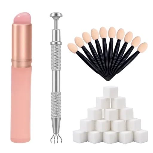 Gloinxika Nail Art Brushes Set 28pcs Sponges Pen Chrome Gradient Applicator