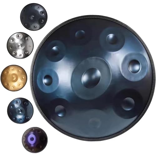 Handpan de acero 22 pulgadas 9 notas D menor 432Hz/440Hz