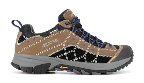 Alpina Tropez - Waterproof Hiking Leather Shoes with Alpitex Breathable Membrane and Slip Resistant - All Weather Grip Sole