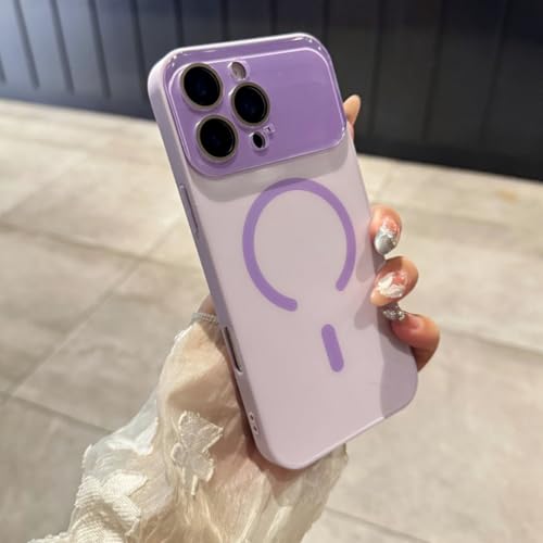 Coque iPhone 14 Pro Max violette antichoc et compatible induction