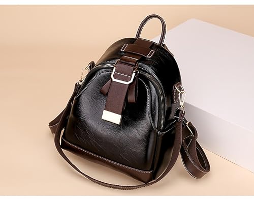 Image of SIBY PU Leather Shoulder Backpack For Women's