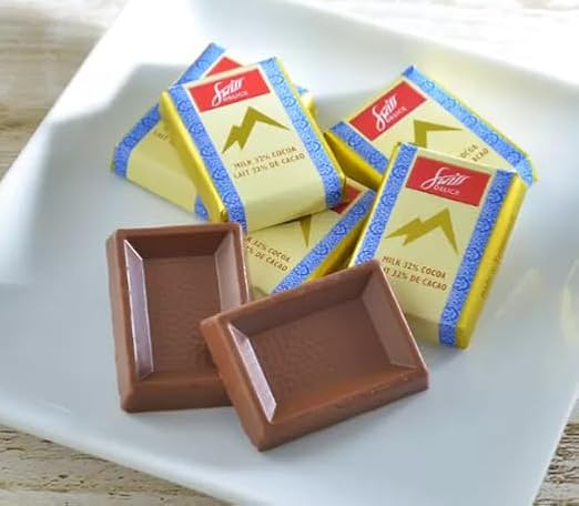 Swiss Delice Petits Suisses Milk Chocolate, Fine Swiss Chocolate, Commercial Pack, 3.3 lbs 1.5 kg