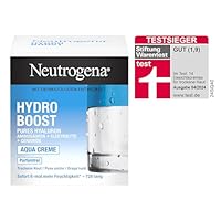 Neutrogena Hydro Boost Aqua Creme parfümfreie Feuchtigkeitscreme & pflegende Gesichtscreme mit Hyaluronsäure für trockene Haut 50ml