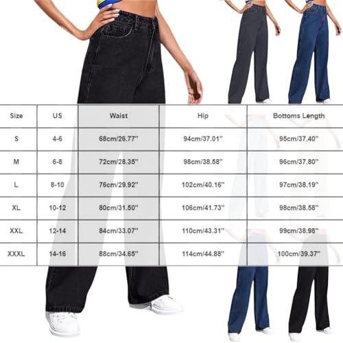 High Waisted Sweatpants That Look Like Jeans with Pockets3