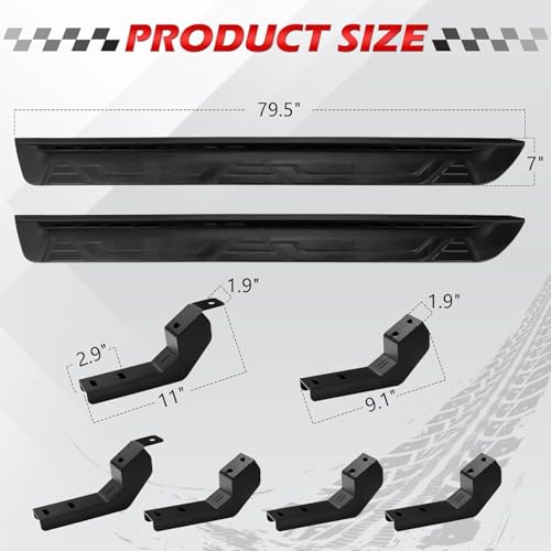 Estribos Running Boards para Toyota Tacoma 2024-2025 miniatura 2