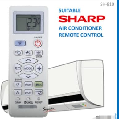 Télécommande Sharp J-TECH Inverter blanche universelle pour climatiseur préprogrammée - 4
