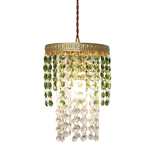 Plafonnier suspendu en cristal luminaire intérieur en cuivre YSJNGF