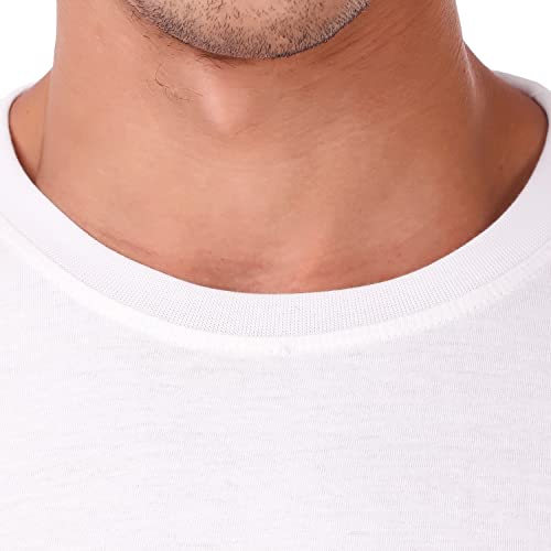 Image of Men's Plain Tshirt | Any Time Wear | Black & White Tshirt |Regular fit Half Slevees Round Neck Pure Cotton Black & White Tshirt | Pack of 2 | Pack of 3