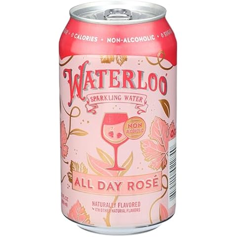 WATERLOO SPARKLING WATER All Day Rose Sparkling Water Sgl, 12 FZ Cover