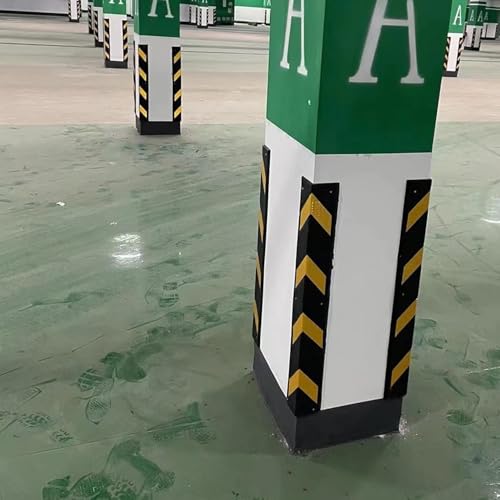Protections d'angle en caoutchouc de 100 cm pour sécuriser les angles de garage