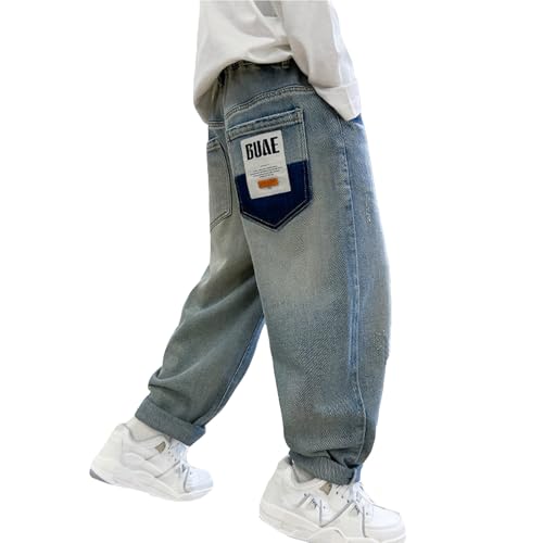 Pantalon cargo en denim léger pour enfant actif et stylé
