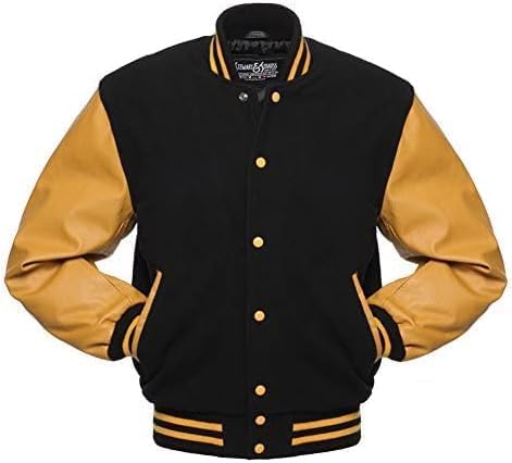 Stewart & Strauss Wool and Vinyl (Faux Leather) Varsity Jackets - Image 5
